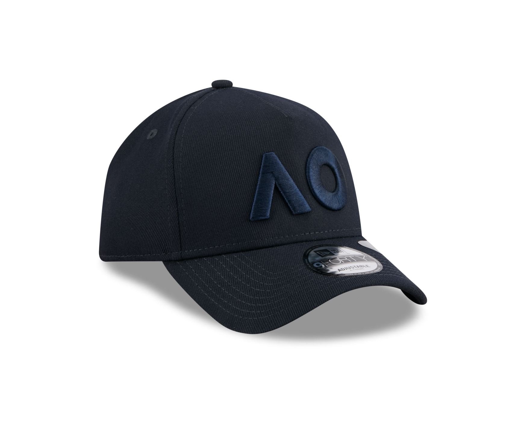 Bone New Era 9FORTY A-Frame AO26 Core Seasonal Tonal Aba Curva Marinho Azul Marinho 3