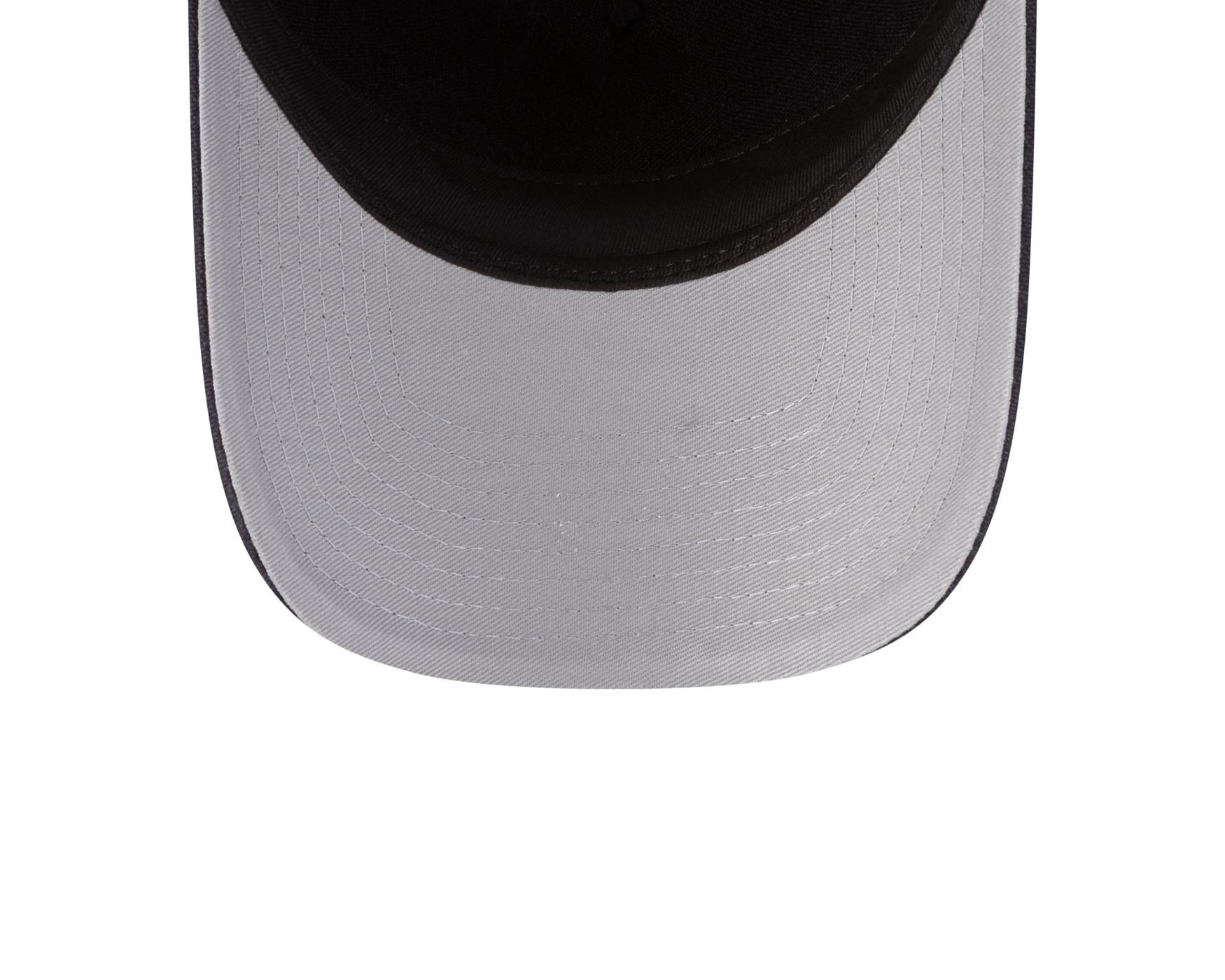 Bone New Era 9FORTY A-Frame AO26 Core Seasonal Script Aba Curva Marinho Azul Marinho 6