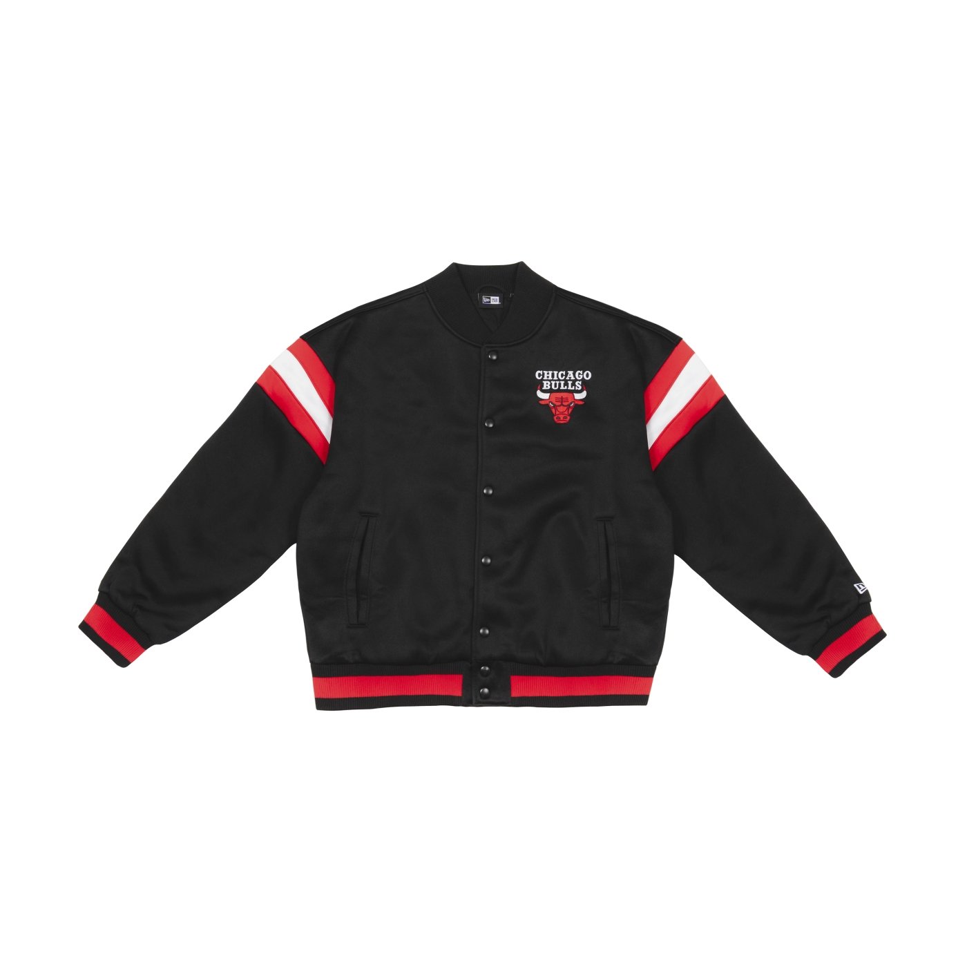 Jaqueta New Era Bomber Chicago Bulls NBA Preto Preto