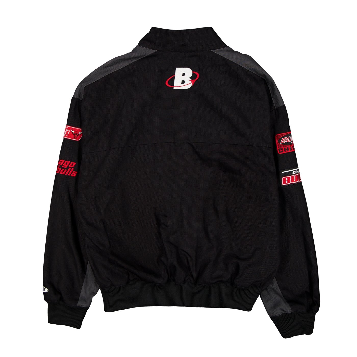 Jaqueta New Era Coach Chicago Bulls NBA Preto Preto 3