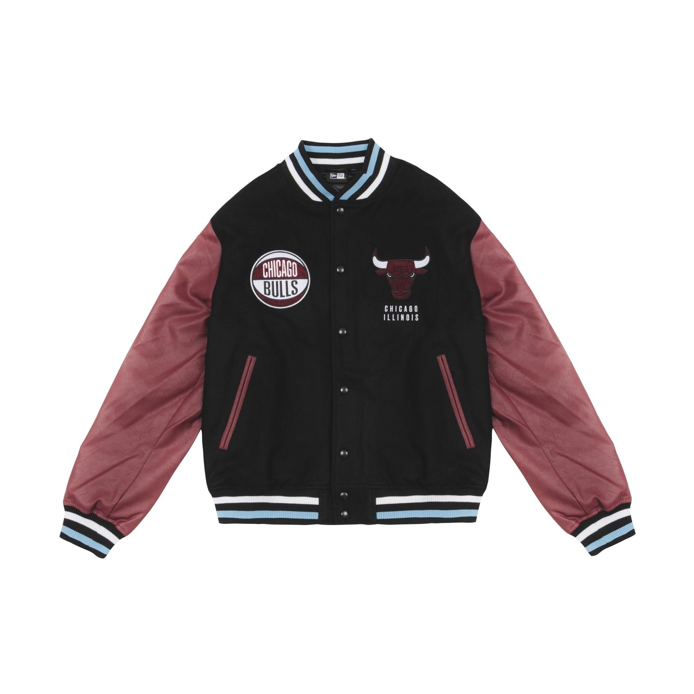 Jaqueta New Era Varsity Chicago Bulls NBA Preto