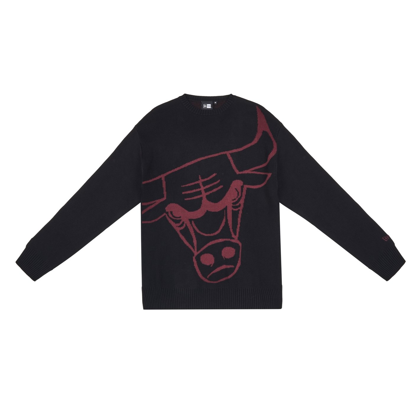 Moletom New Era Careca Chicago Bulls NBA Preto