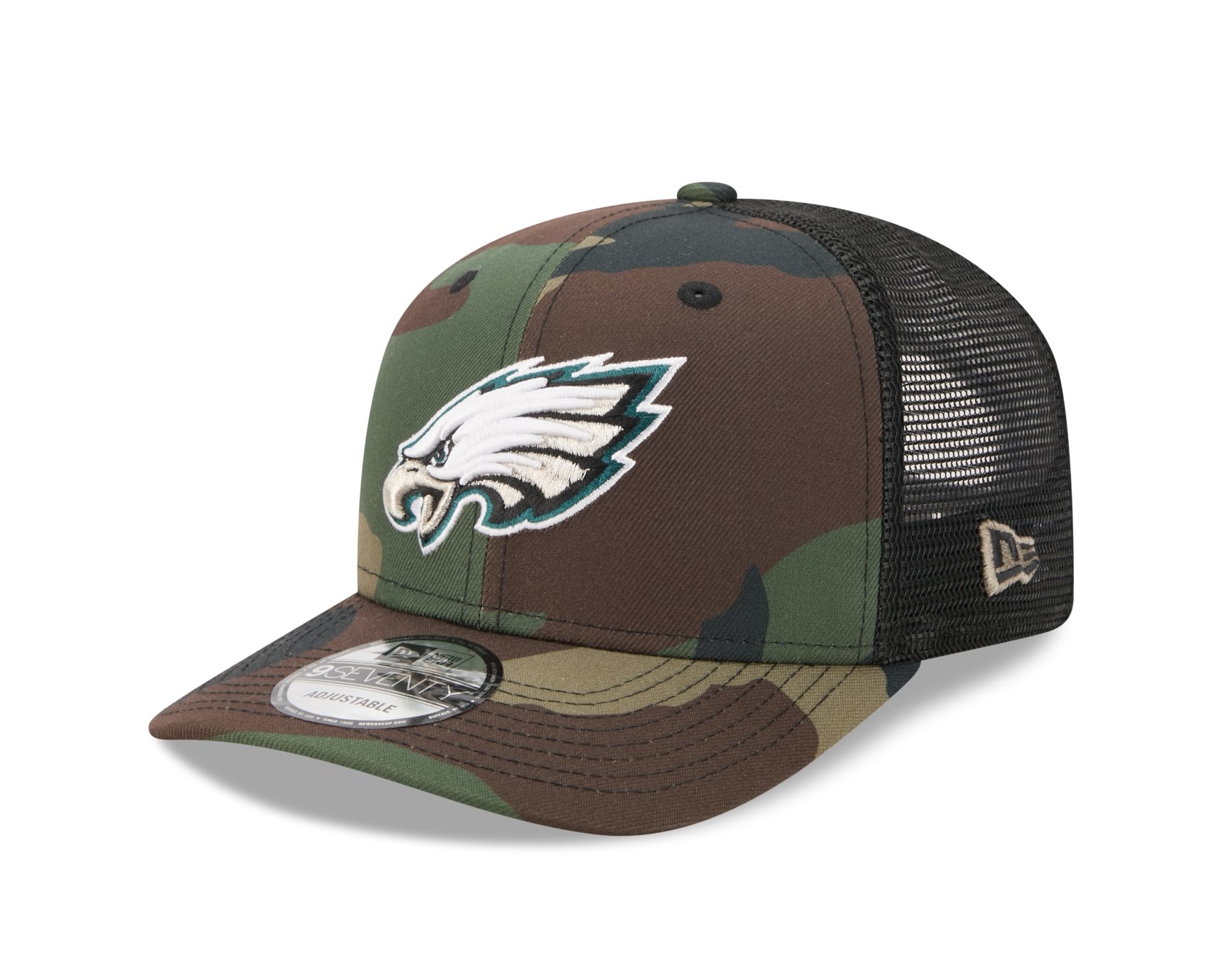 Bone New Era 9SEVENTY Philadelphia Eagles NFL Salute Service 2025 Verde
