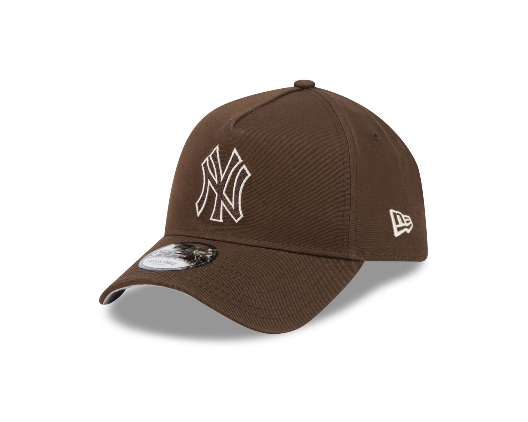 Bone New Era 9FORTY A-FRAME SNAPBACK New York Yankees MLB Marrom