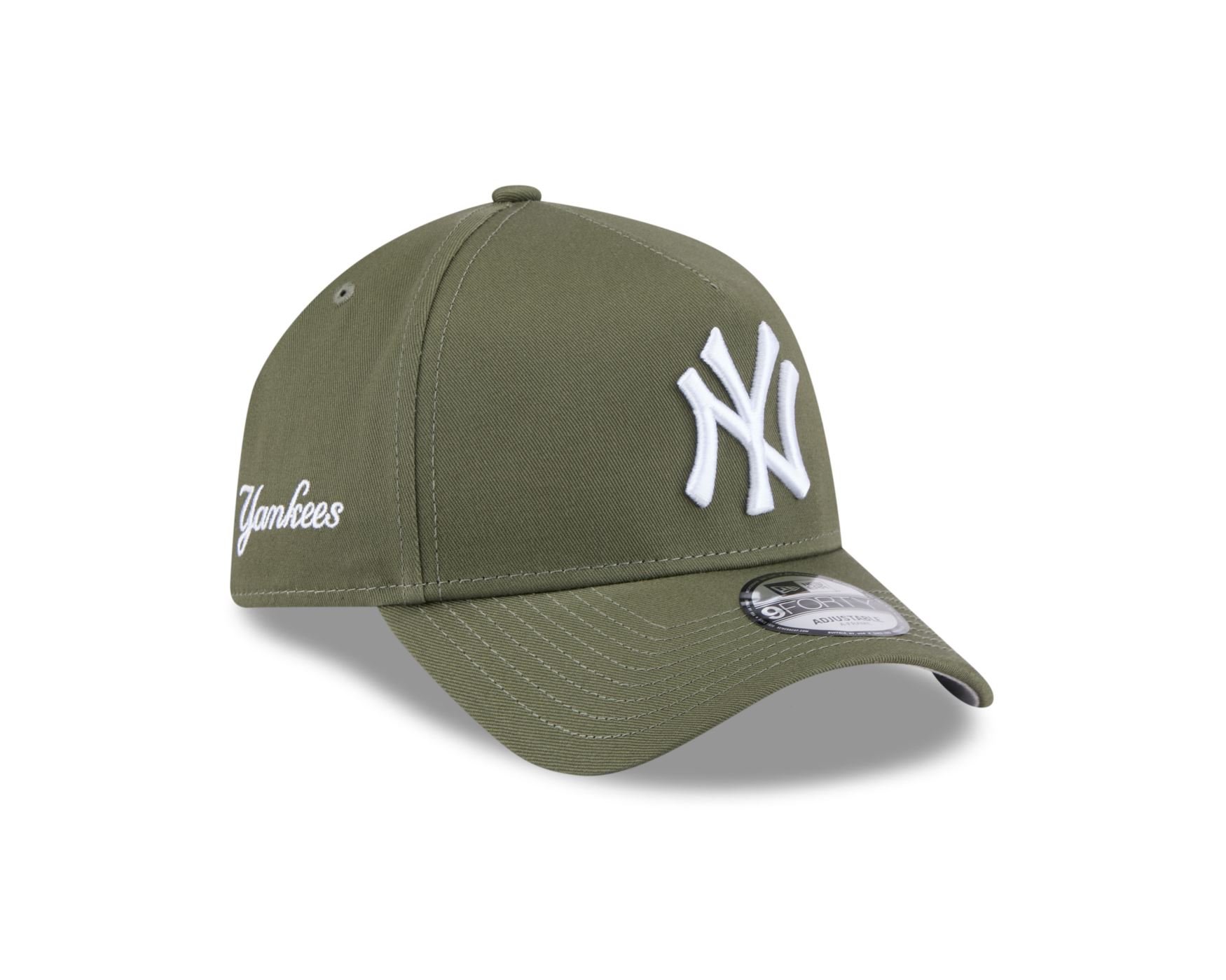 Bone New Era 9FORTY A-FRAME SNAPBACK New York Yankees MLB Verde Verde 3