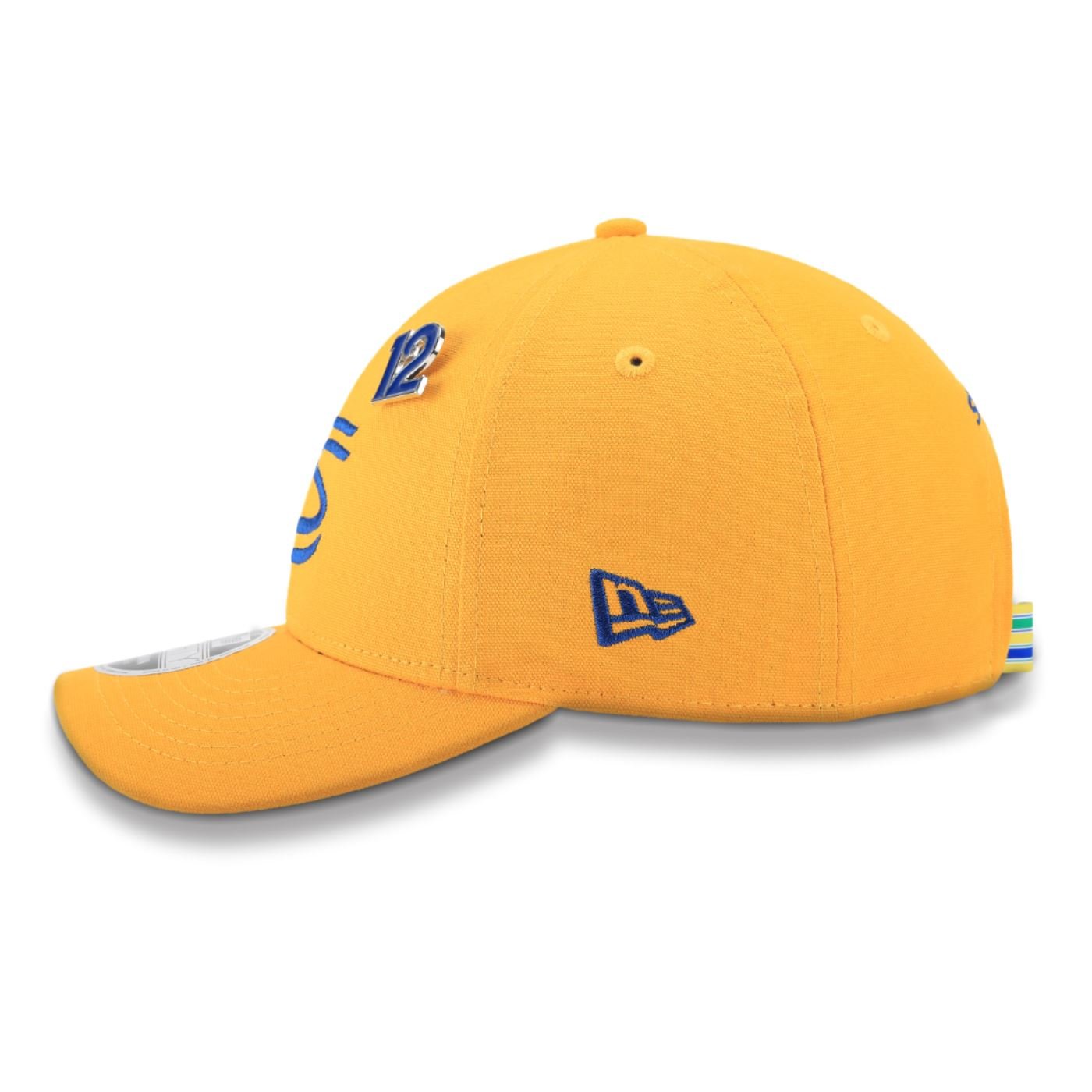 Bone New Era 9FORTY M CROWN Senna 1987 – Edicao Especial Colecionador Amarelo 3