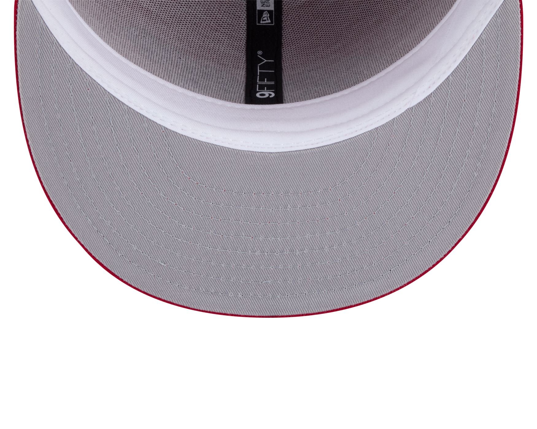 Bone New Era 9FIFTY Chicago Bulls Hardwood Classics NBA Vermelho Vermelho 10