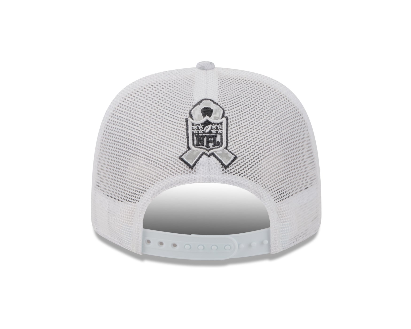 Bone New Era 9SEVENTY Philadelphia Eagles NFL Salute Service 2025 Verde Cinza 4