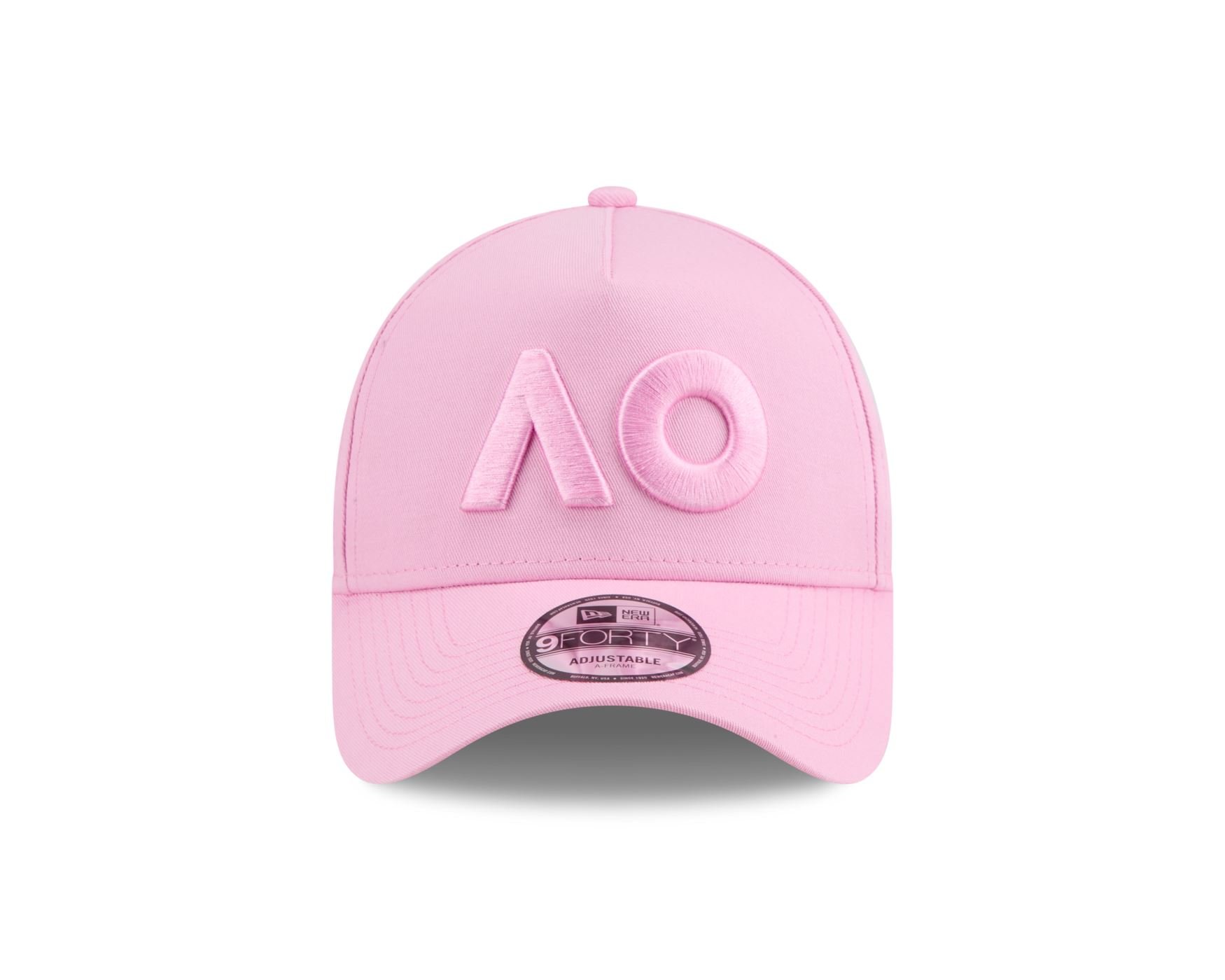 Bone New Era 9FORTY A-Frame AO26 Core Seasonal Tonal Aba Curva Rosa Rosa 2
