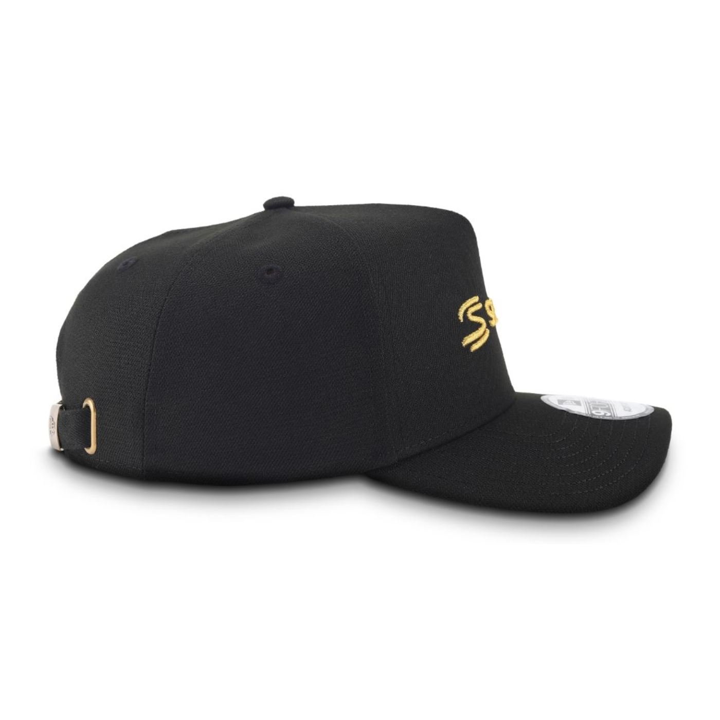 Bone New Era 9FORTY A-Frame Senna – Preto & Dourado Preto 4