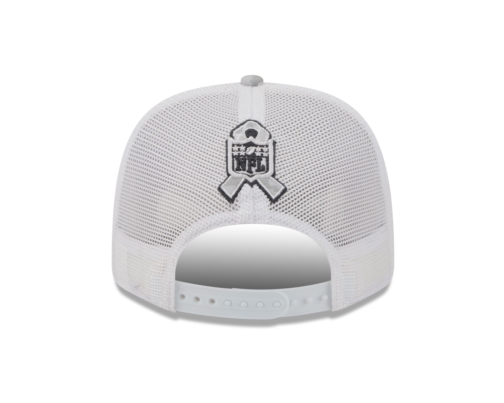 Bone New Era 9SEVENTY San Francisco 49ers NFL Salute Service 2025 Vermelho Cinza 7