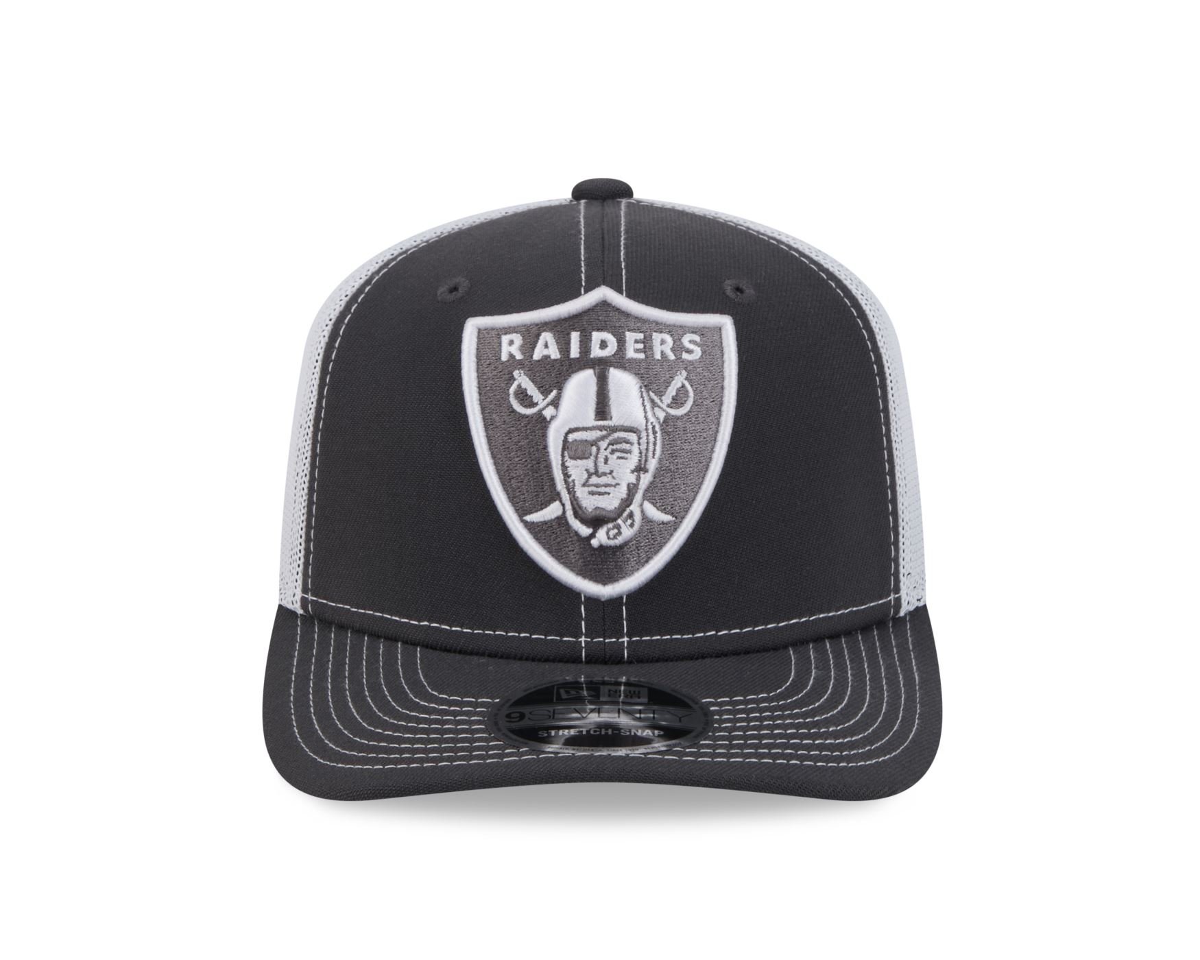 Bone New Era 9SEVENTY STRETCH SNAP Las Vegas Raiders NFL Cinza Cinza 2