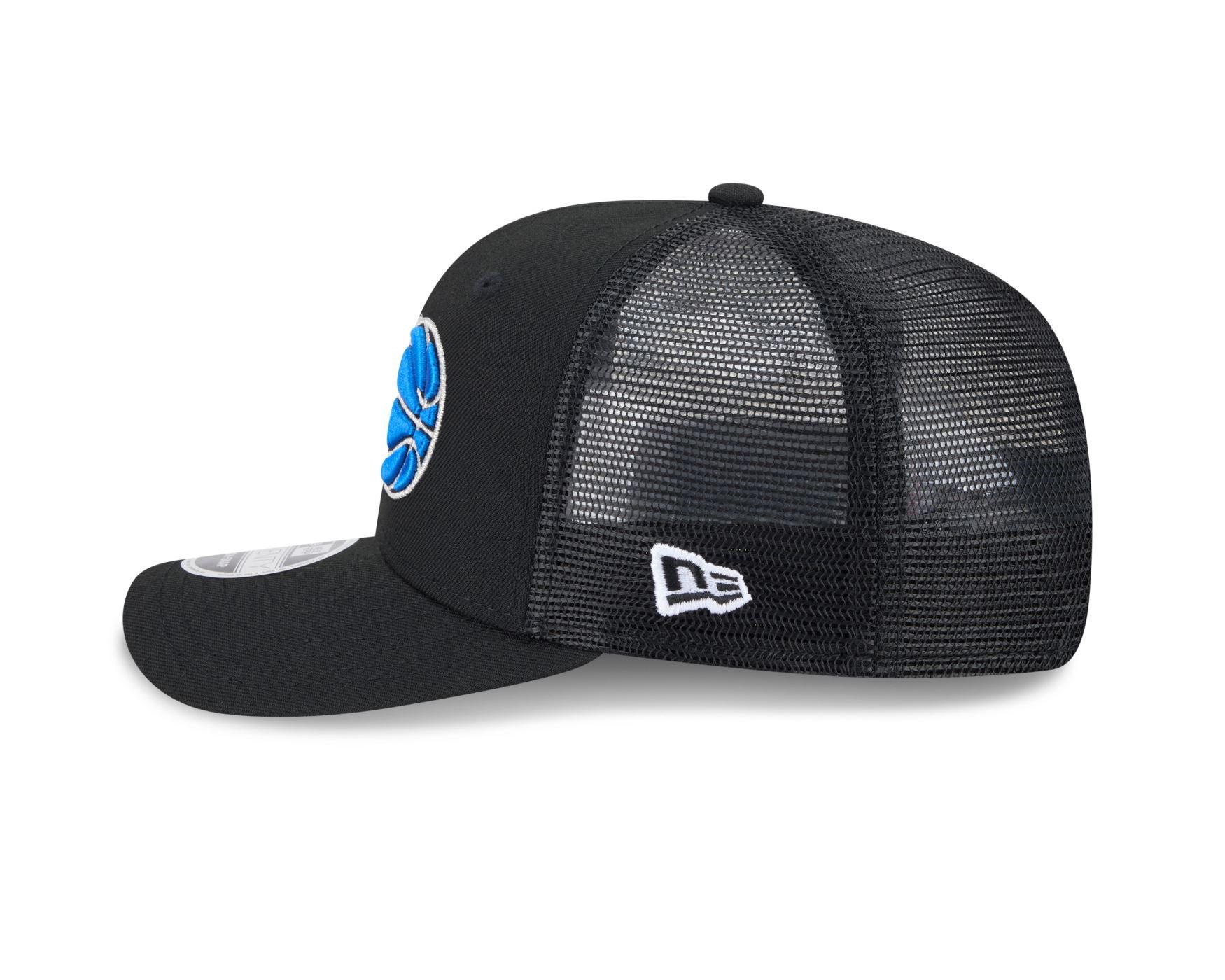 Bone New Era 9SEVENTY Stretch Trucker Orlando Magic Hardwood Classics NBA Preto Preto 10