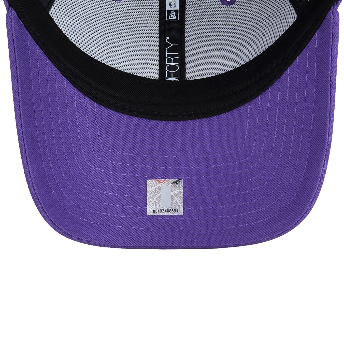 Bone New Era 9FORTY Los Angeles Lakers NBA Roxo Roxo 8