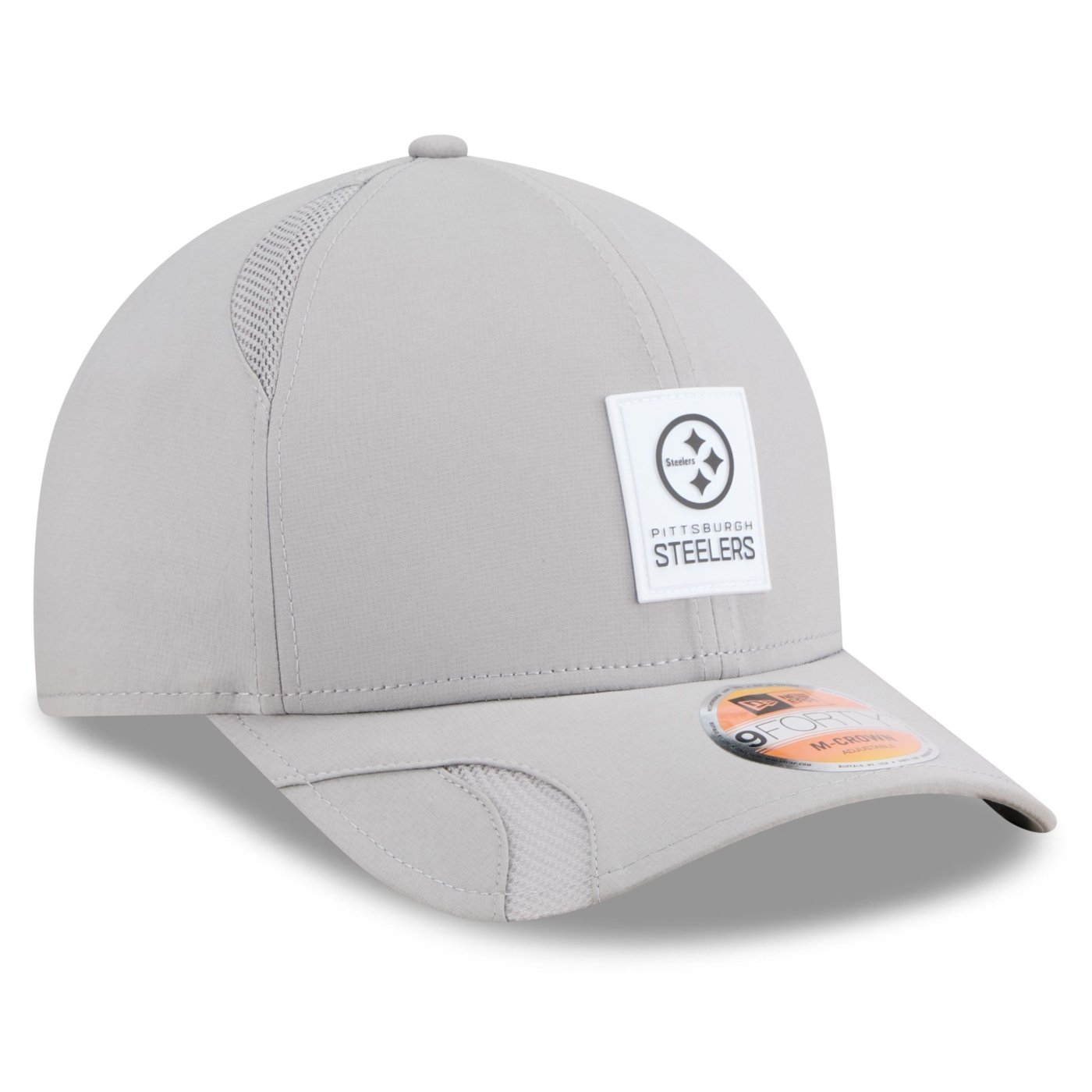 Boné New Era 9FORTY M-Crown Pittsburgh Steelers NFL Cinza Cinza 3