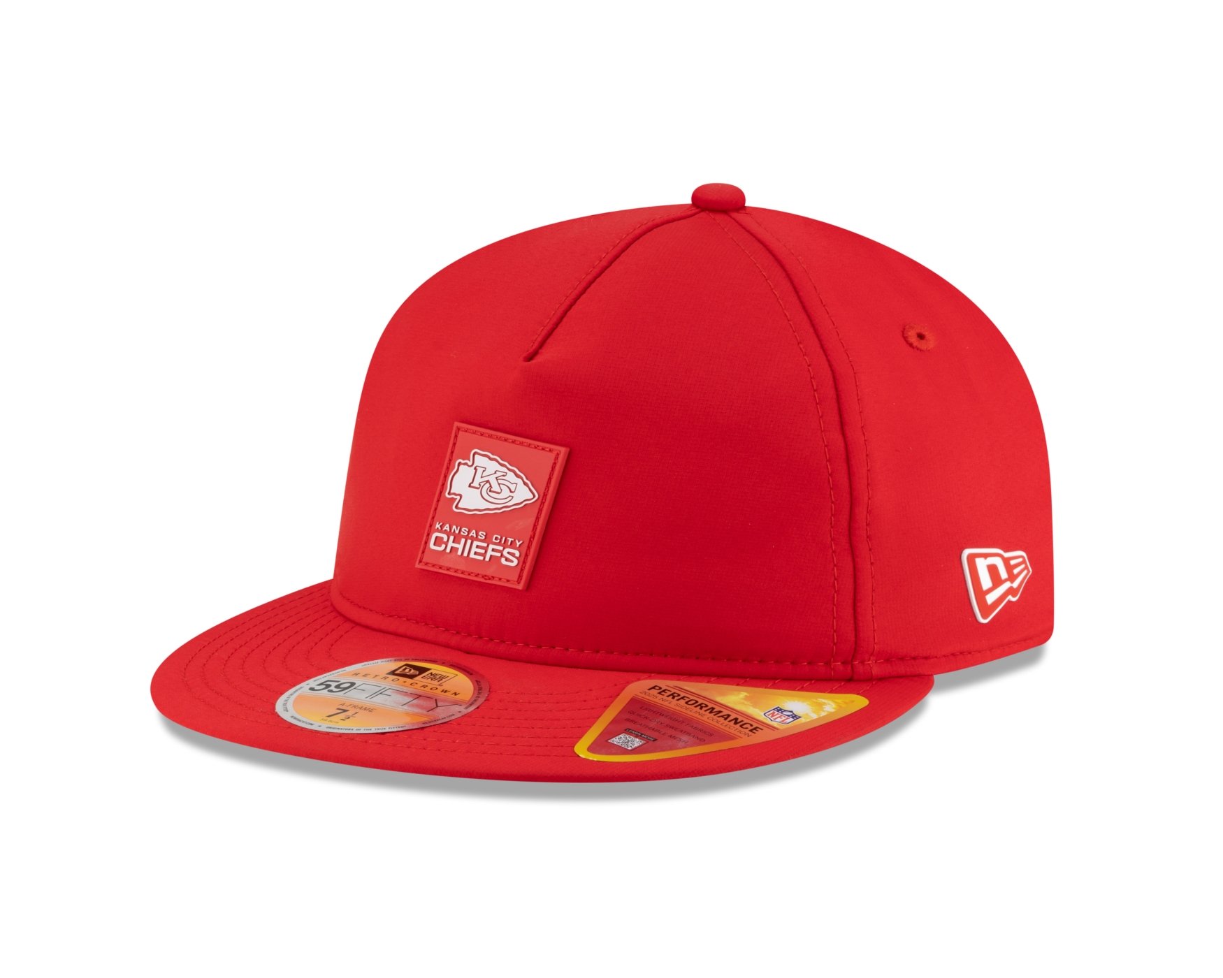 Bone New Era  59FIFTY Retro Crown  Kansas City Chiefs NFL Vermelho