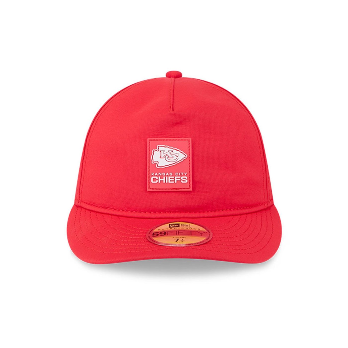 Bone New Era 59FIFTY Retro Crown Kansas City Chiefs NFL Vermelho Vermelho 2