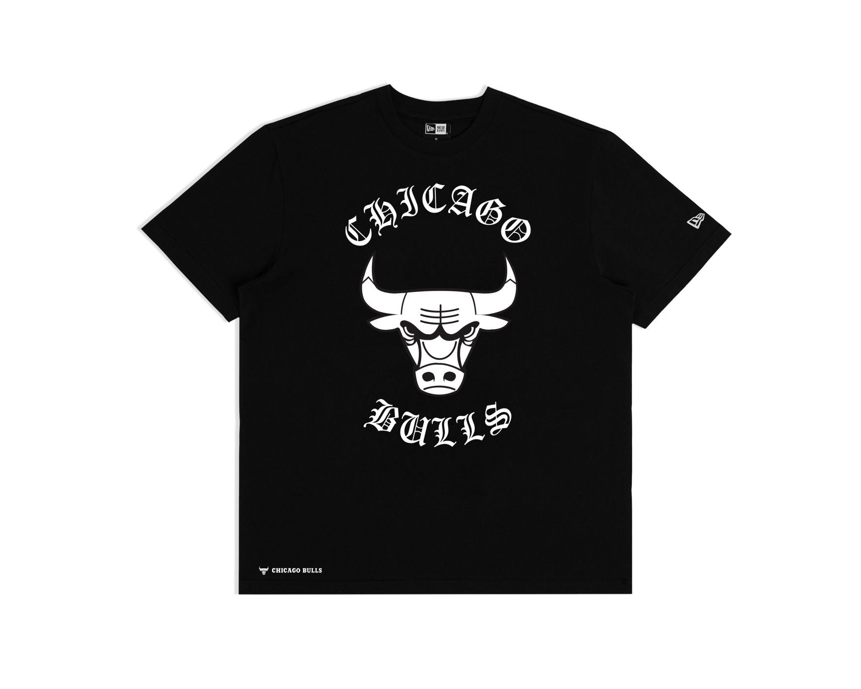 Camiseta New Era Regular Chicago Bulls NBA Preto
