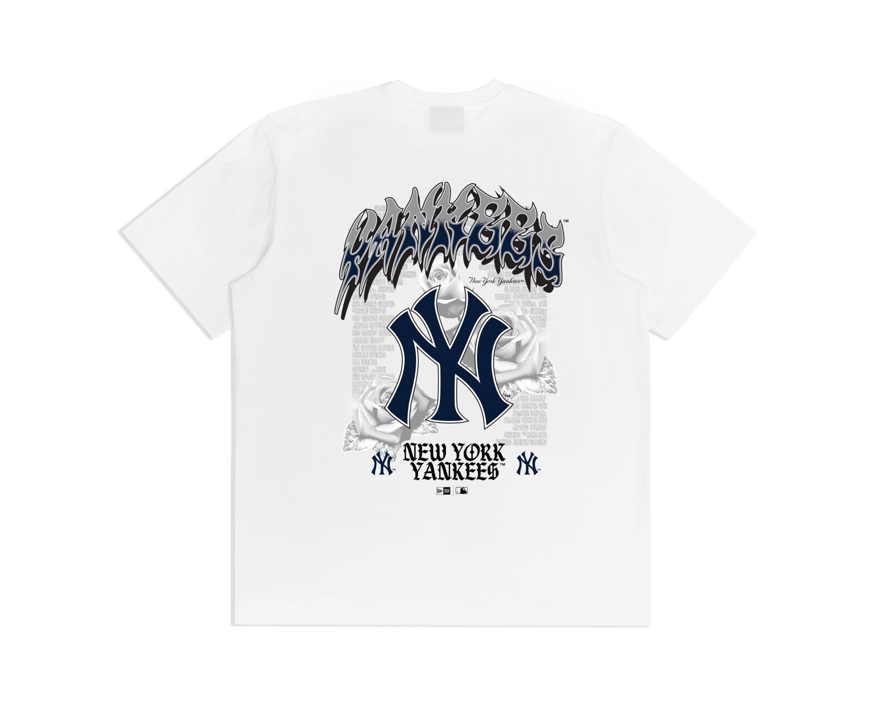Camiseta New Era Regular New York Yankees MLB Branco