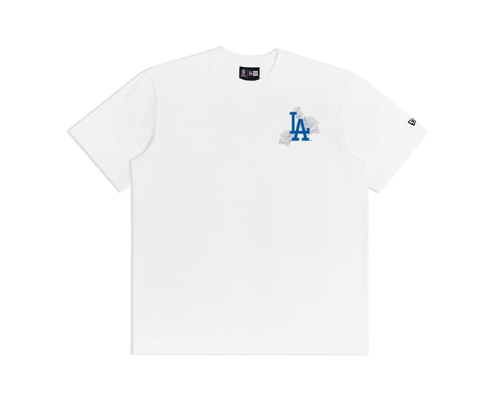 Camiseta New Era Regular Los Angeles Dodgers MLB Branco
