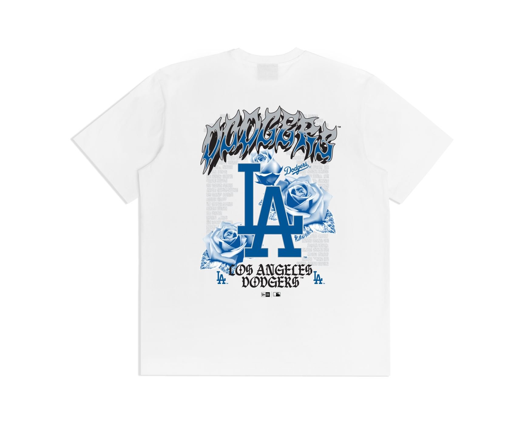 Camiseta New Era Regular Los Angeles Dodgers MLB Branco Branco 2
