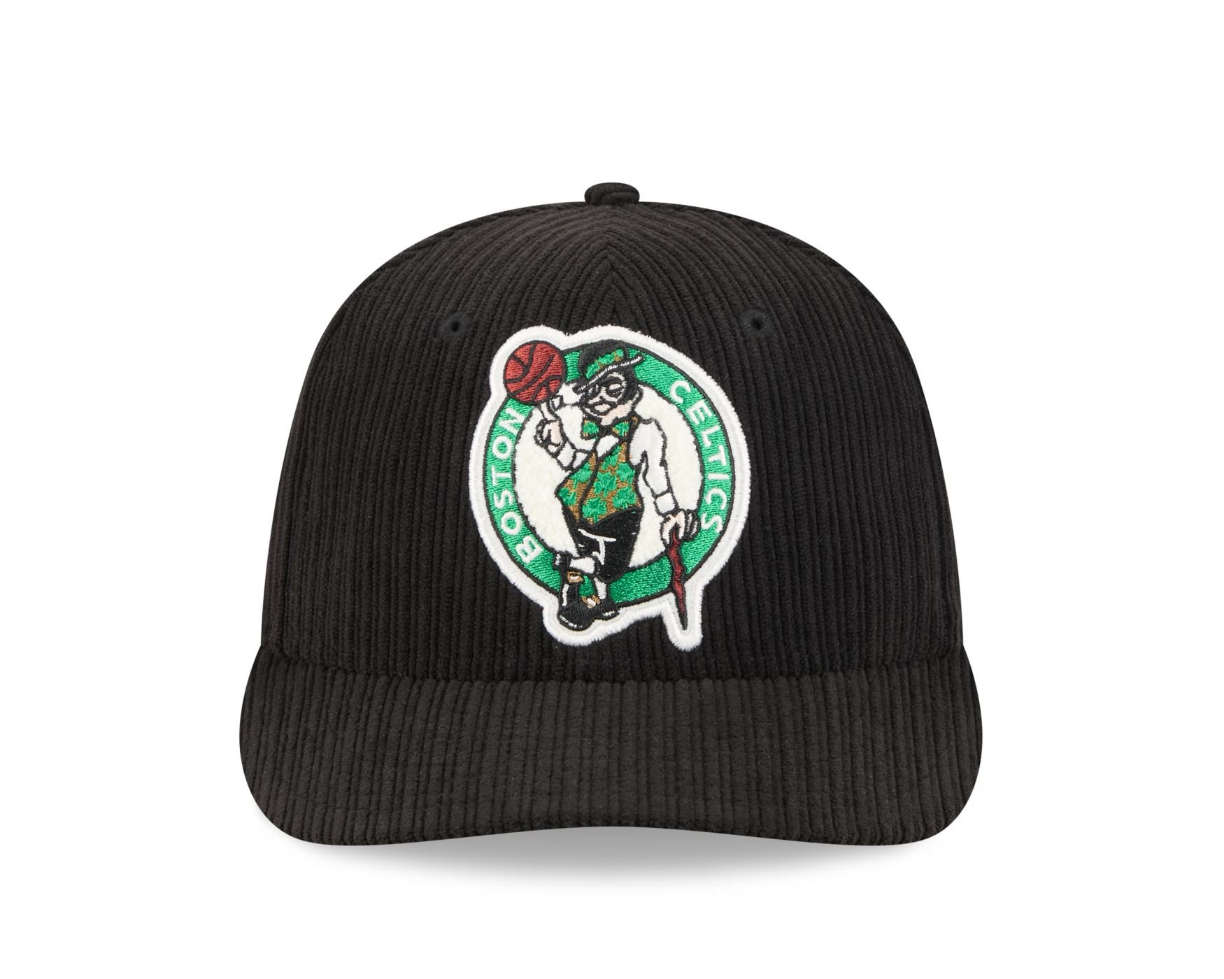 Bone New Era 59FIFTY Boston Celtics NBA Preto Preto 2