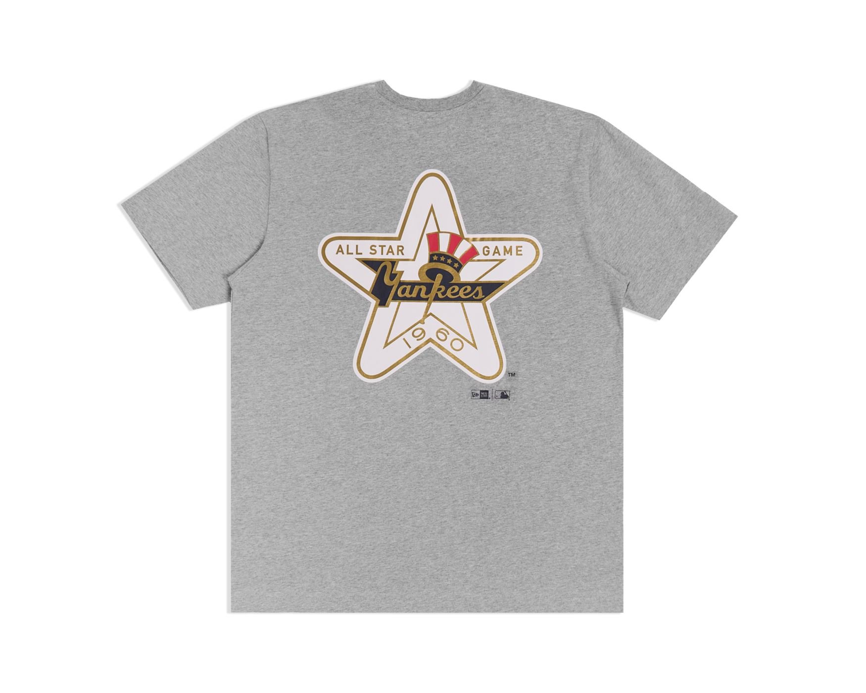 Camiseta New Era Regular New York Yankees MLB Cinza Cinza 2