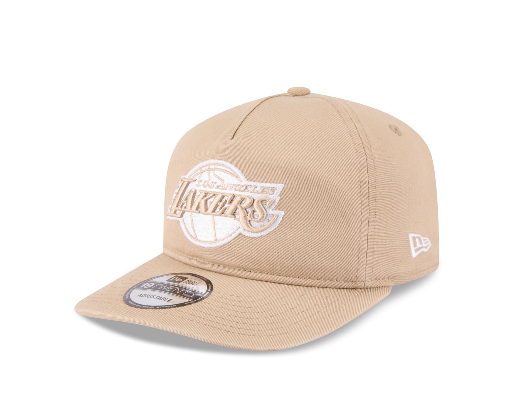 Bone New Era 19TWENTY Los Angeles Lakers Quickstrike 2025 Bege Bege 6