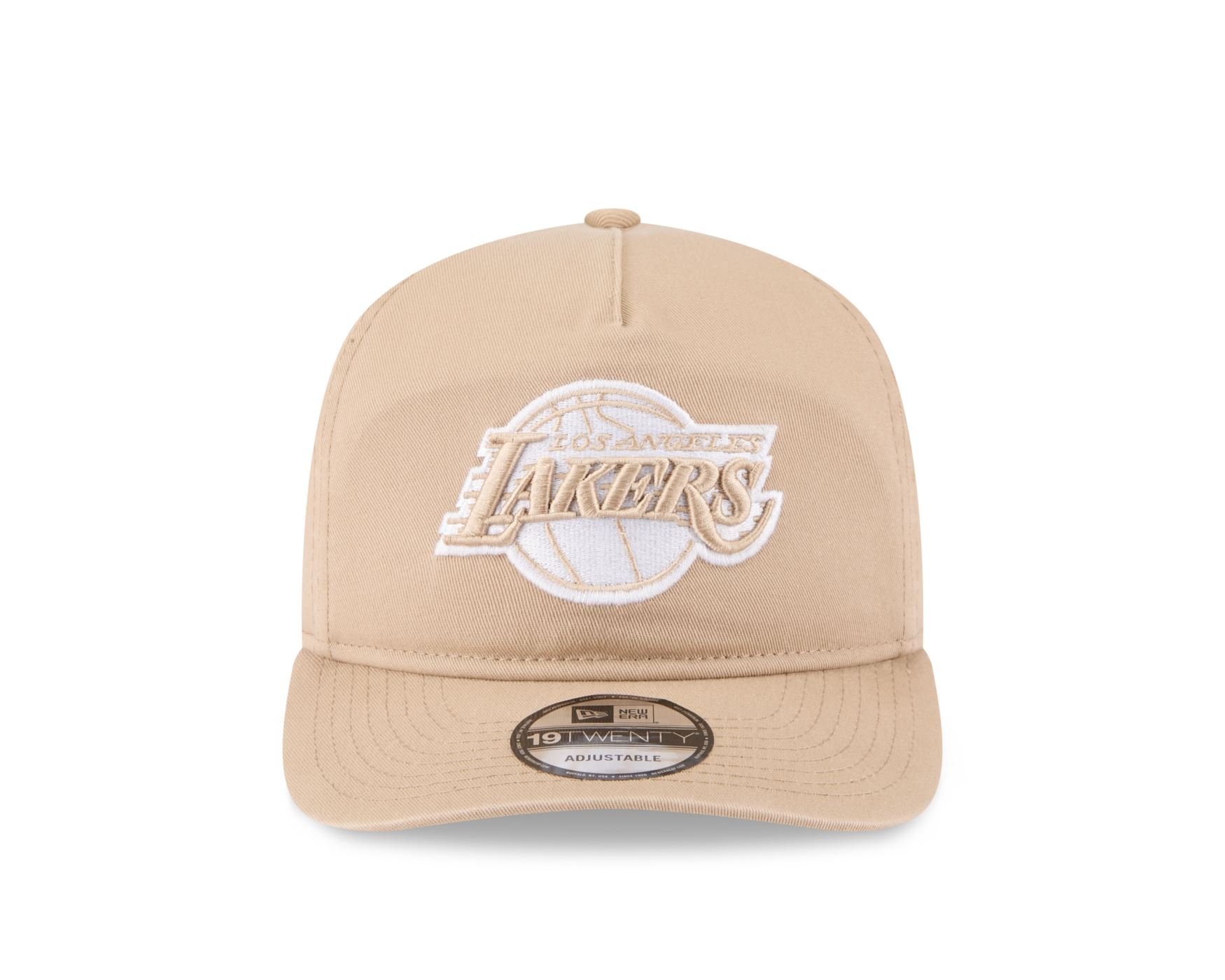 Bone New Era 19TWENTY Los Angeles Lakers Quickstrike 2025 Bege Bege 7