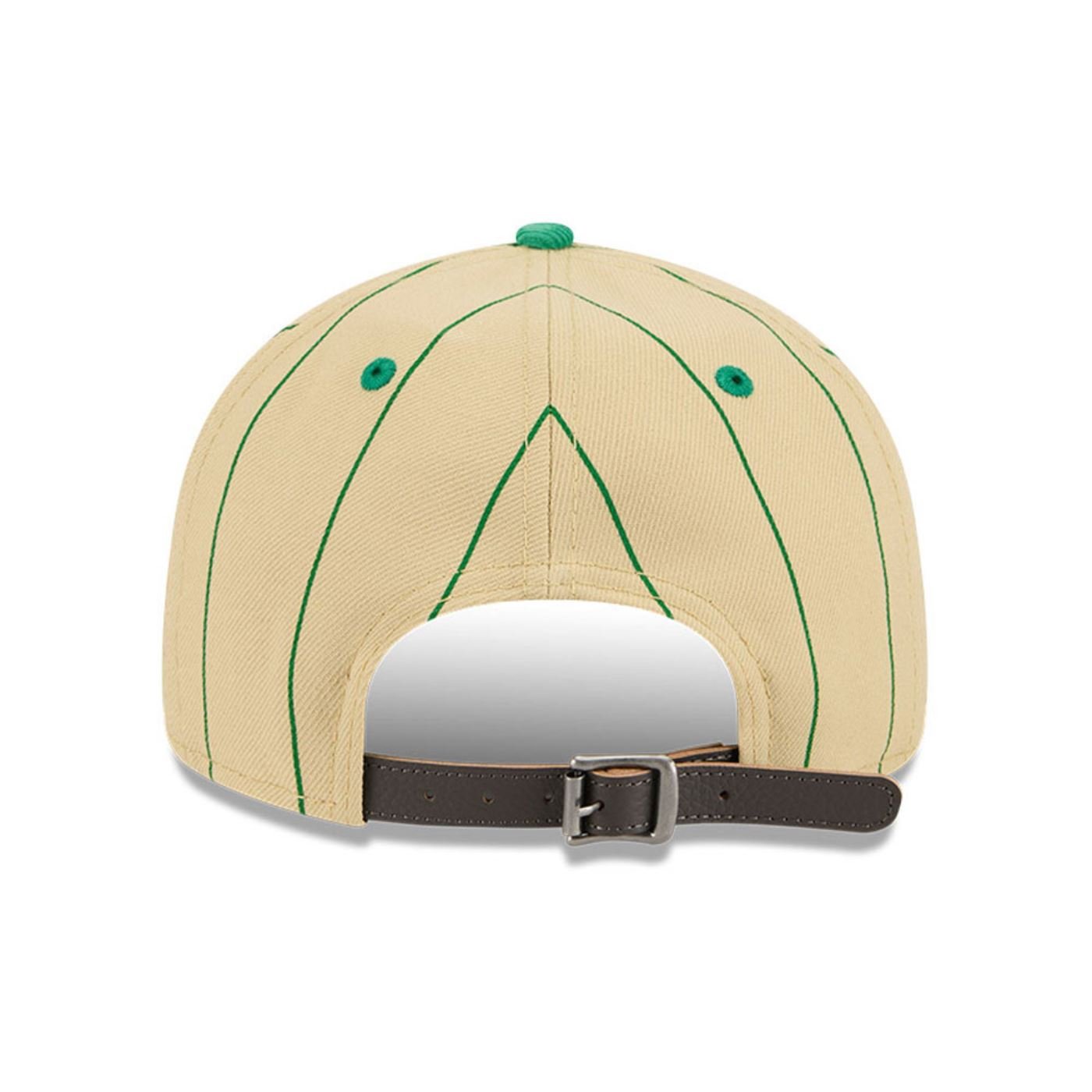 Bone New Era 9FIFTY Retro Crown Boston Celtics NBA Pinstripe Script Bege 4