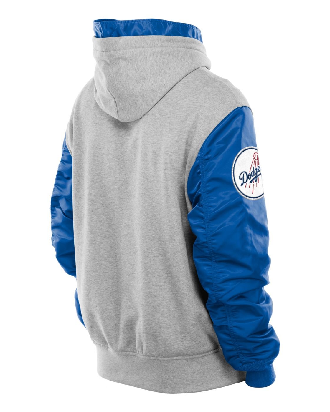 Jaqueta New Era Bomber Los Angeles Dodgers MLB Cinza Cinza 8