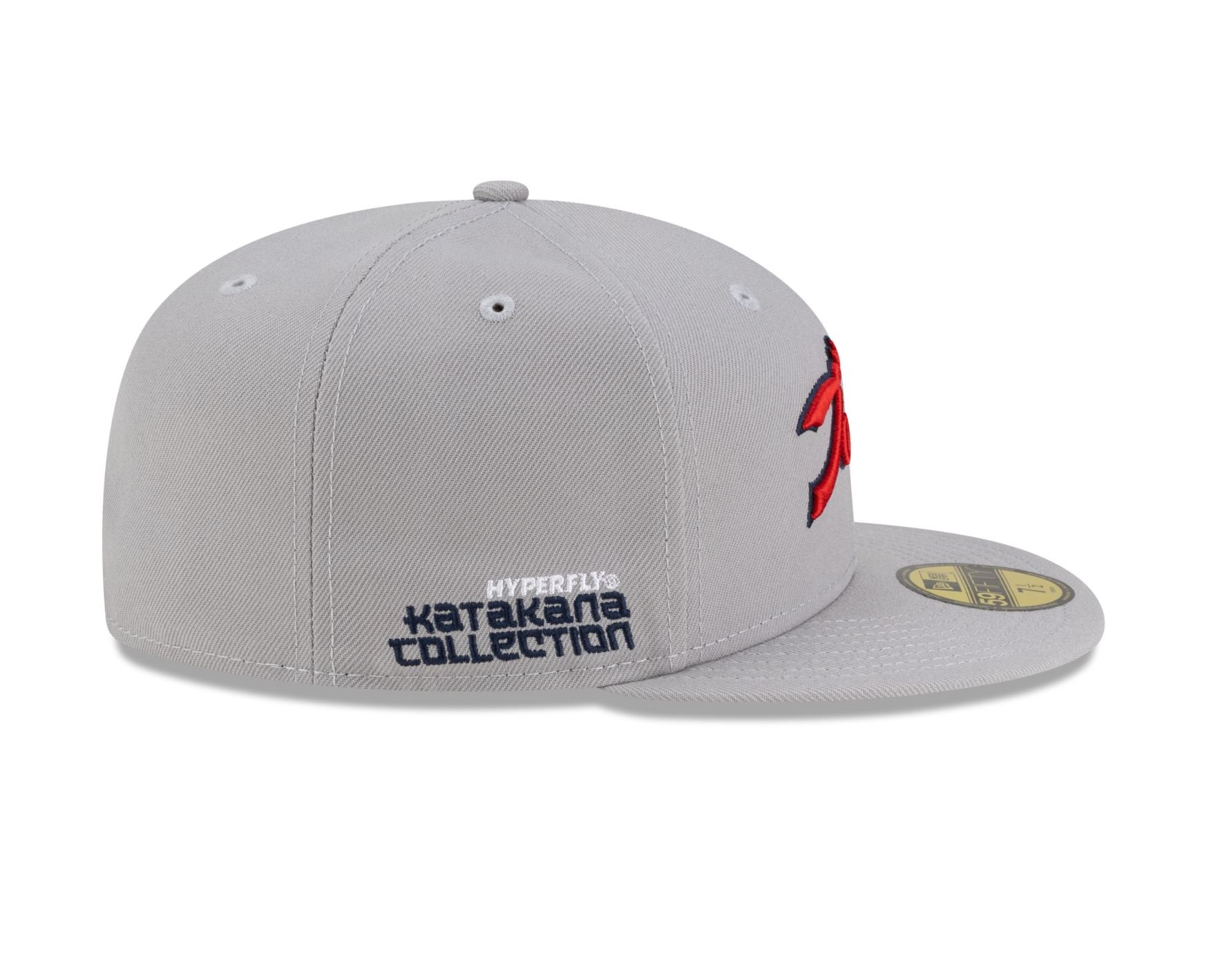 Bone New Era 59FIFTY Atlanta Braves MLB Hyperfly Cinza Cinza 7