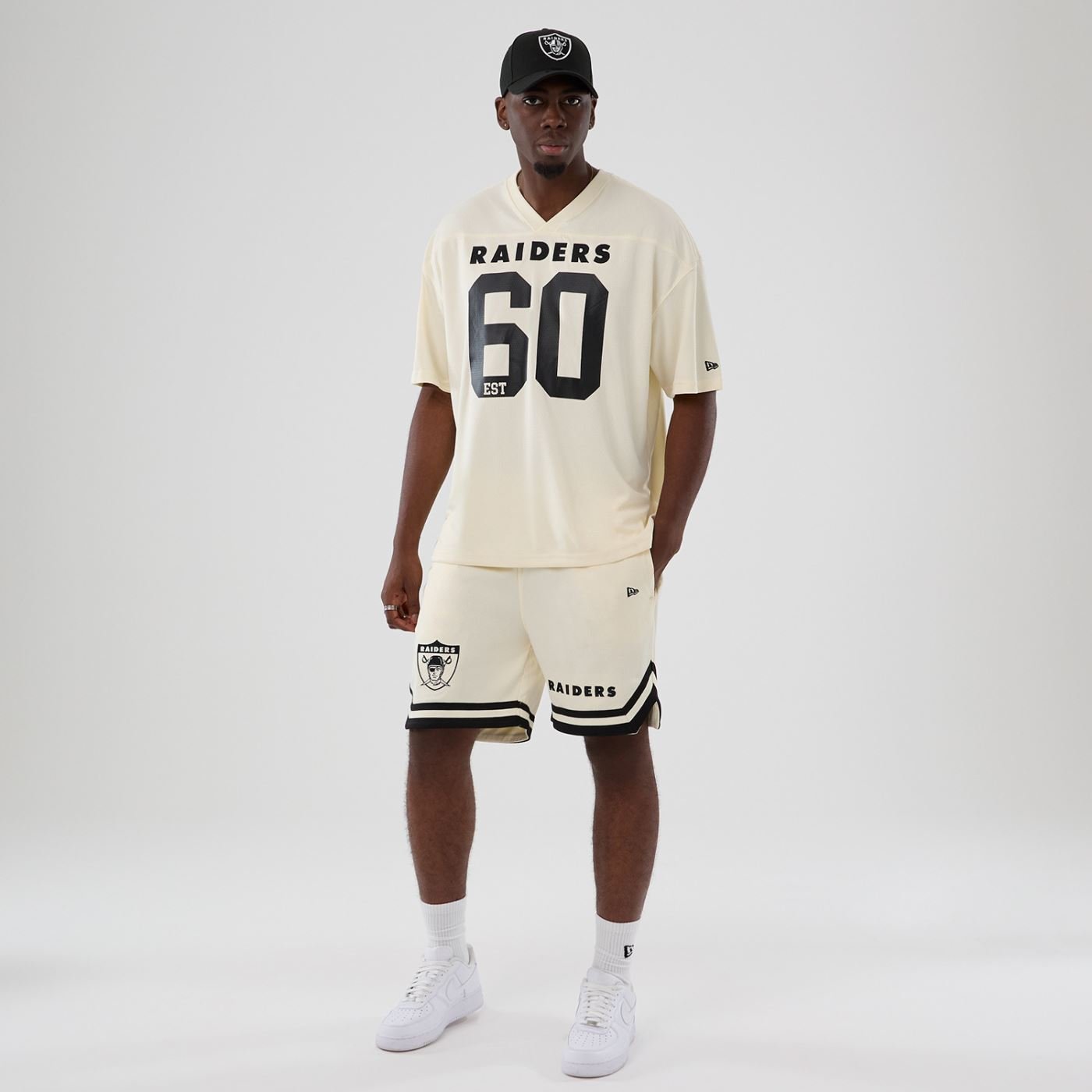 Bermuda New Era Lifestyle Oakland Raiders NFL Branco