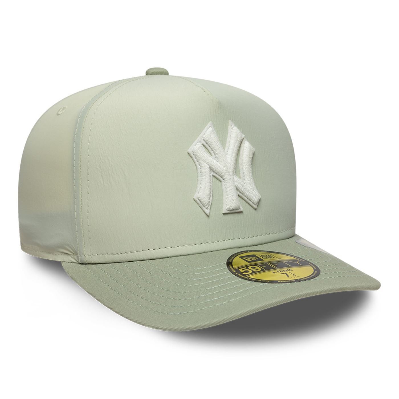 Bone New Era 59FIFTY A-Frame New York Yankees MLB Crinkle Verde Verde 3