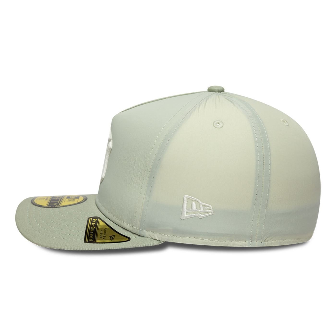 Bone New Era 59FIFTY A-Frame New York Yankees MLB Crinkle Verde Verde 5