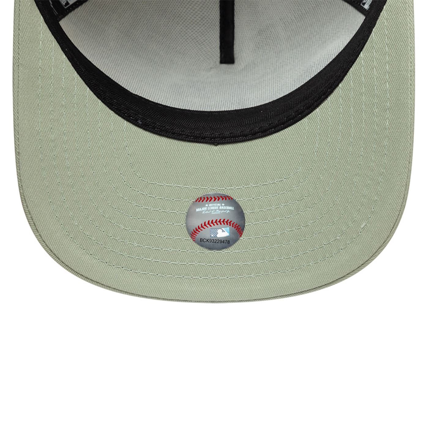 Bone New Era 59FIFTY A-Frame New York Yankees MLB Crinkle Verde Verde 7