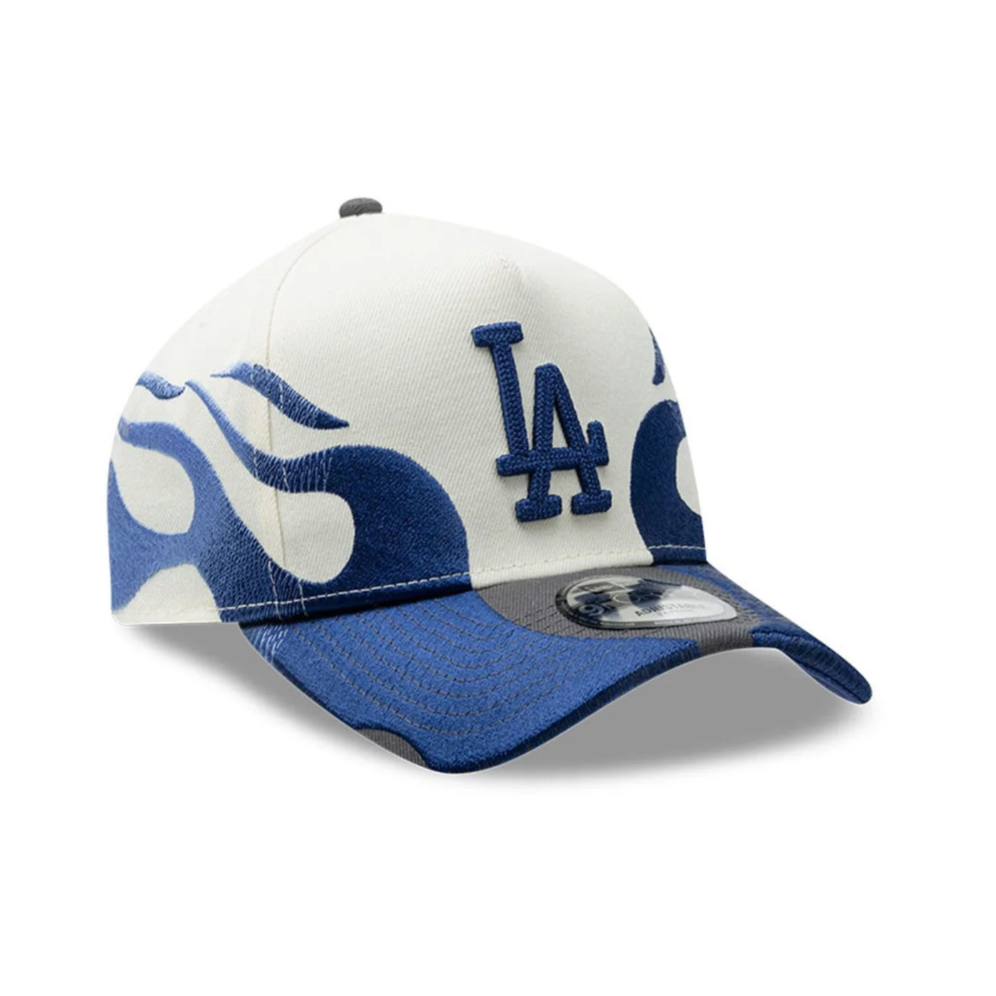 Bone New Era 9FORTY A-Frame Energy Los Angeles Dodgers MLB Branco 3