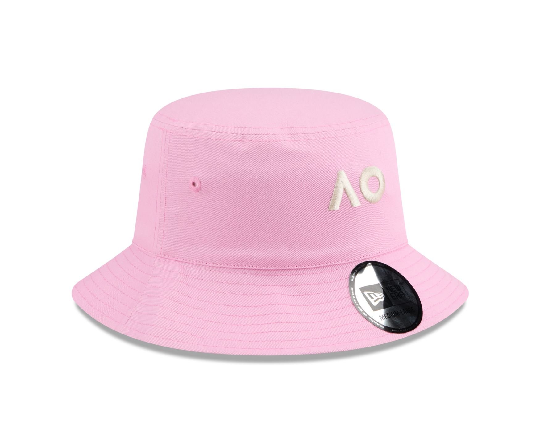 Chapeu New Era Bucket AO26 Seasonal Dupla Fase Rosa / Bege Rosa 4