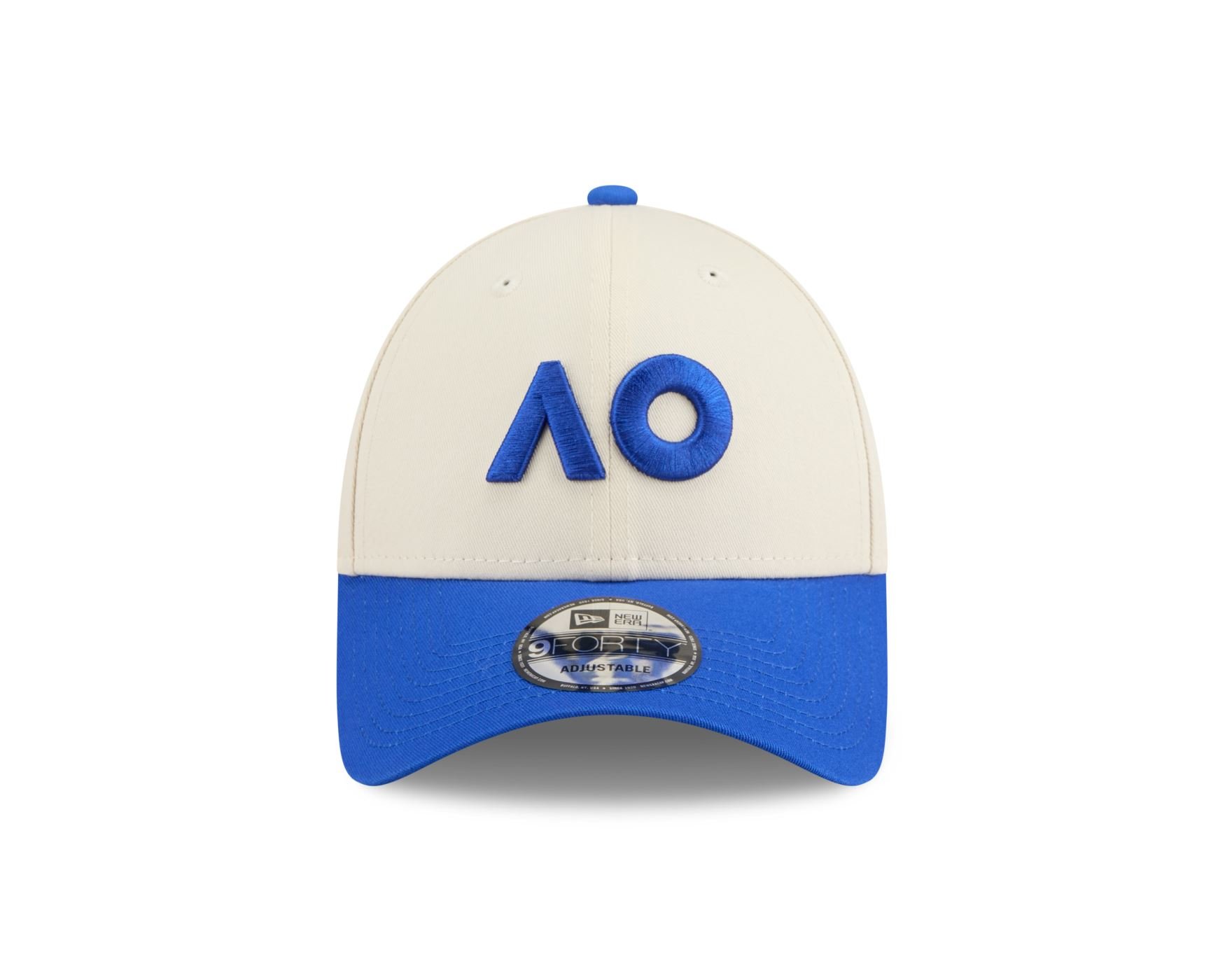 Bone New Era 9FORTY AO26 Branded Core Seasonal Aba Curva Azul Azul 2