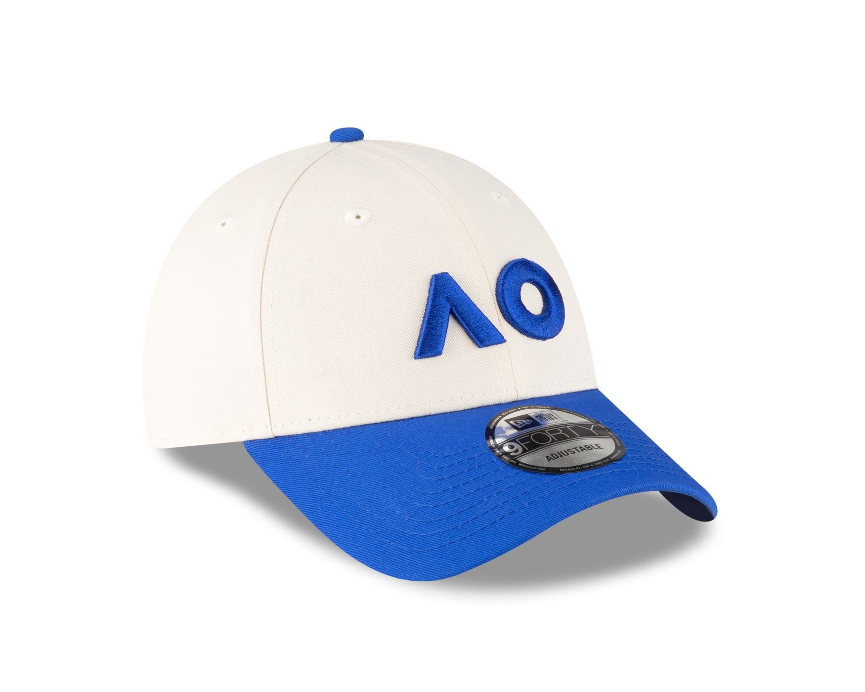 Bone New Era 9FORTY AO26 Branded Core Seasonal Aba Curva Azul Azul 3