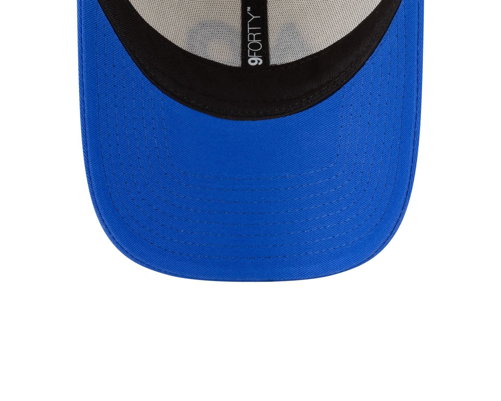 Bone New Era 9FORTY AO26 Branded Core Seasonal Aba Curva Azul Azul 6