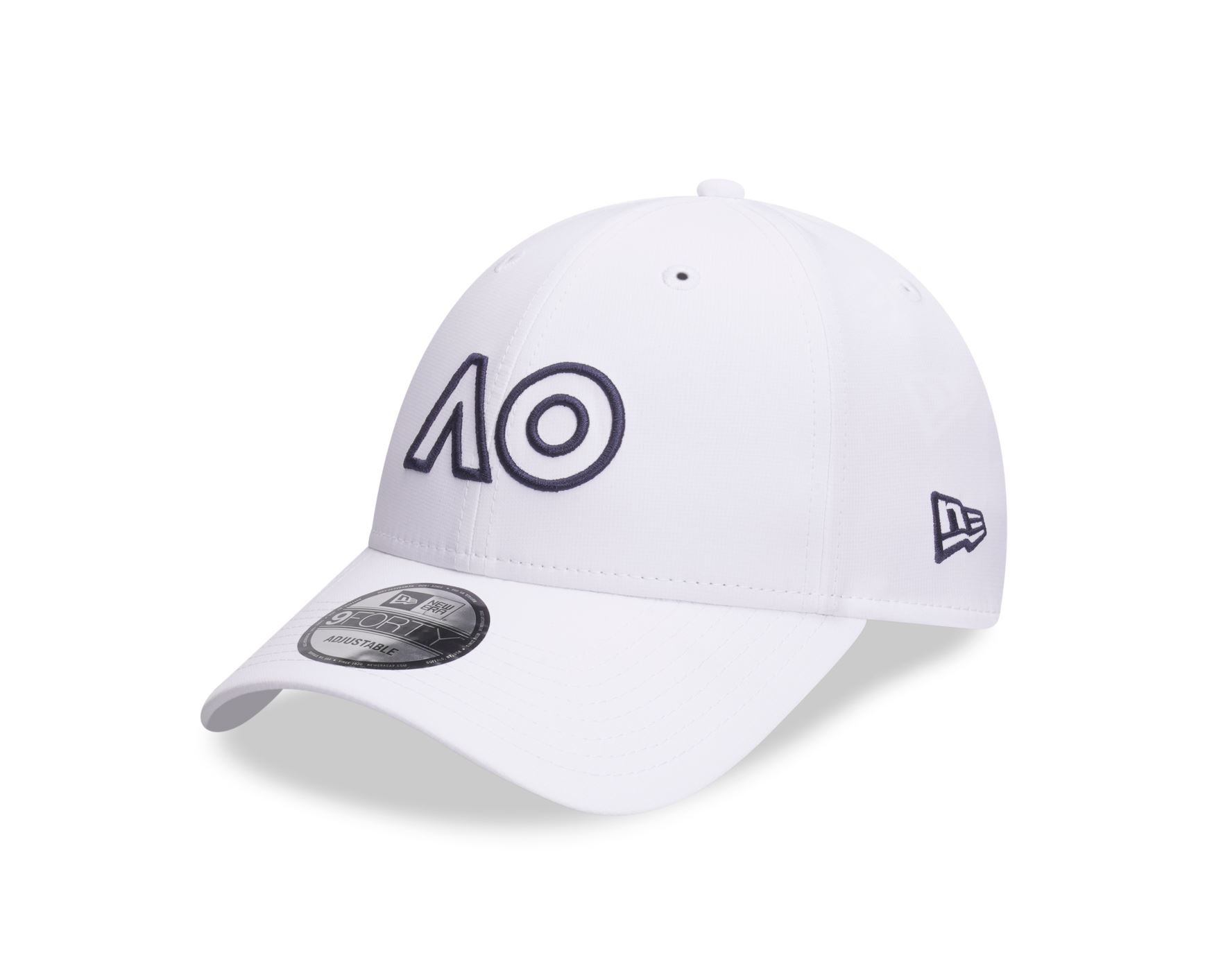 Bone New Era 9FORTY AO26 Branded Core Performance Aba Curva Branco