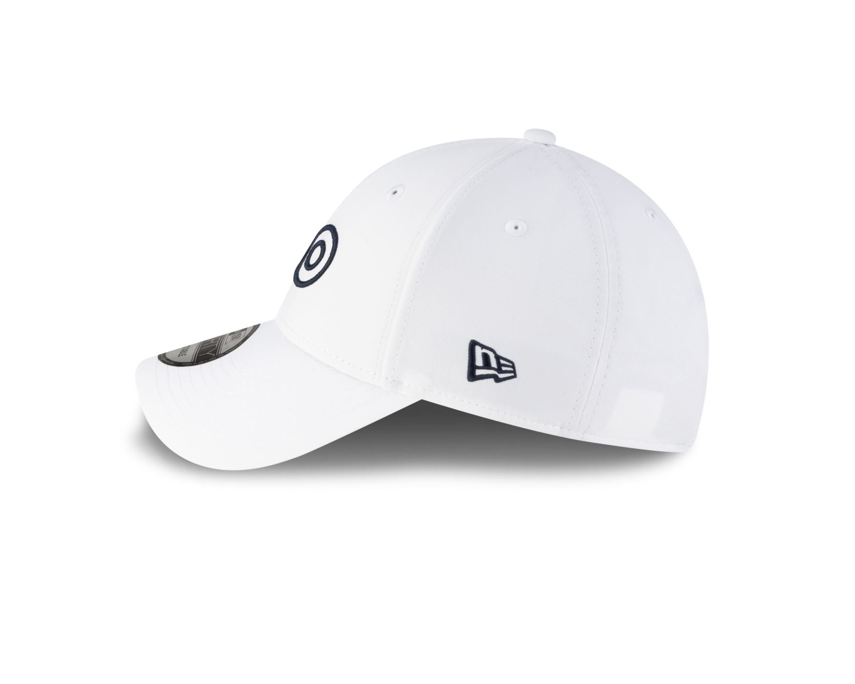 Bone New Era 9FORTY AO26 Branded Core Performance Aba Curva Branco Branco 7