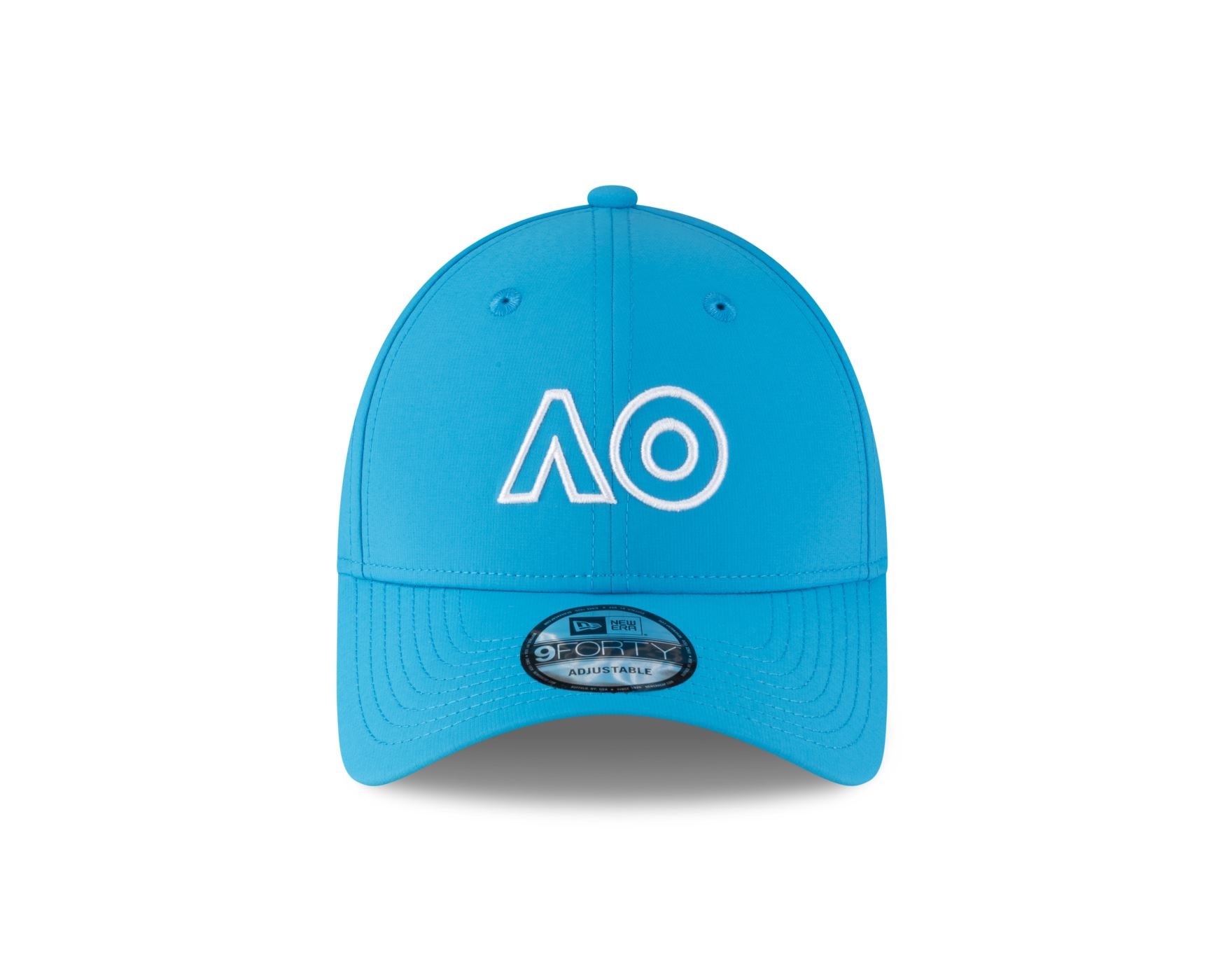 Bone New Era 9FORTY AO26 Branded Core Performance Aba Curva Azul Azul 2