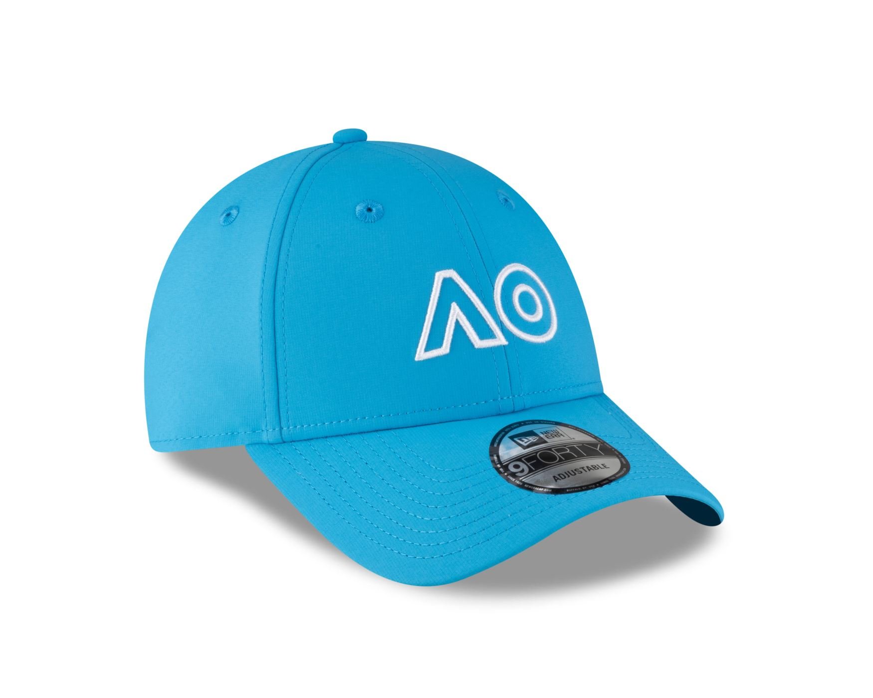 Bone New Era 9FORTY AO26 Branded Core Performance Aba Curva Azul Azul 3