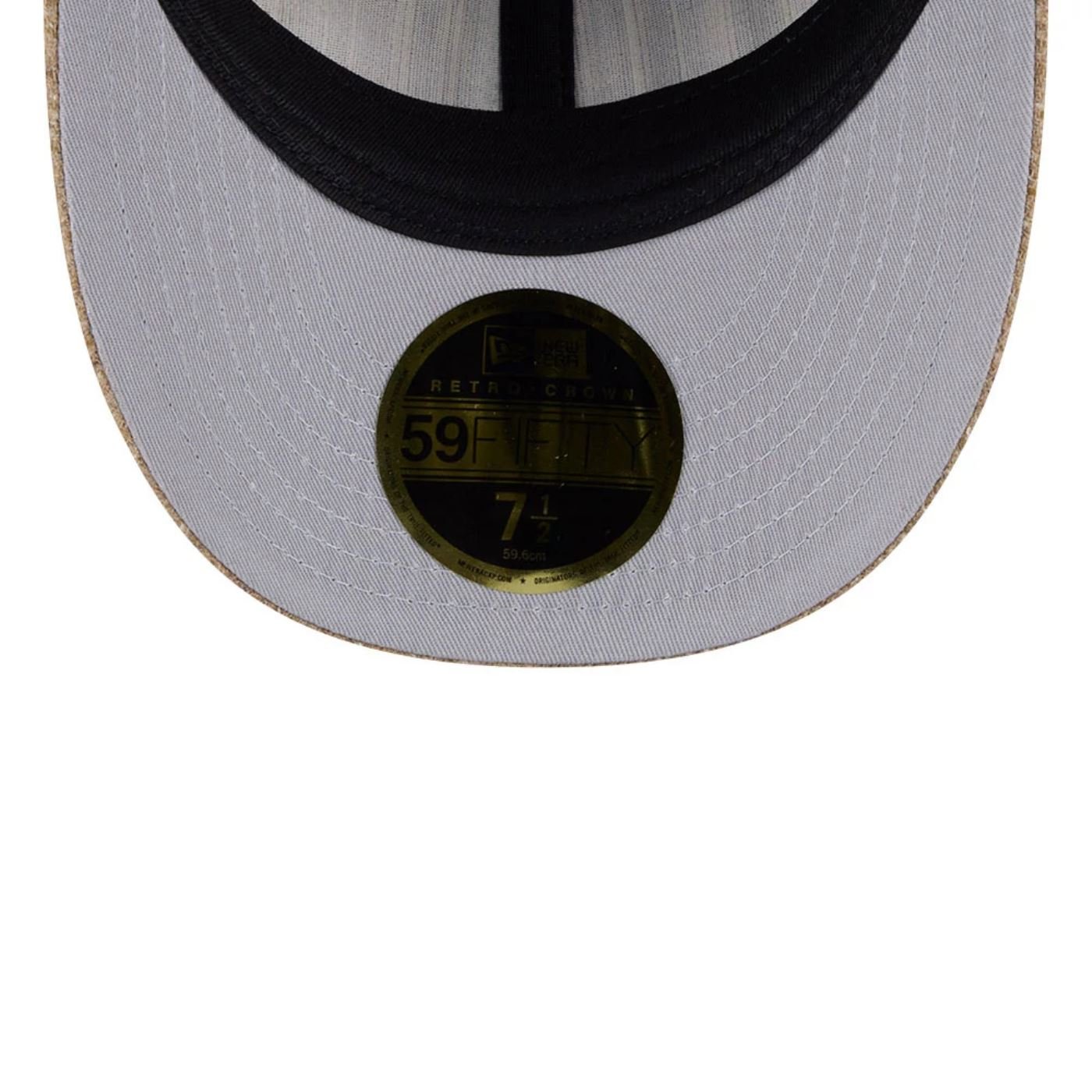 Bone New Era 59FIFTY RETRO CROWN New York Yankees MLB Azul Marrom 6
