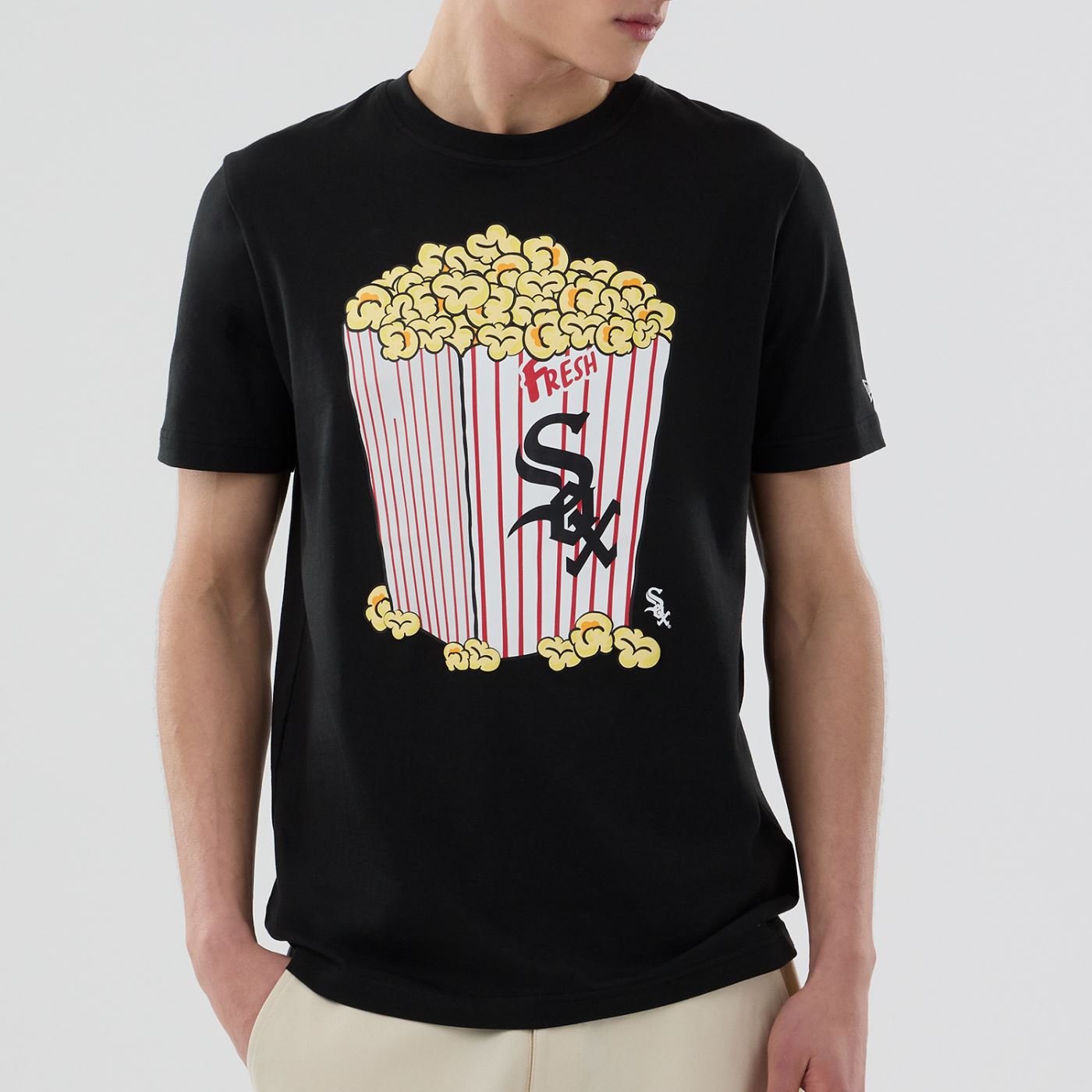 Camiseta New Era Regular Chicago White Sox MLB Preto Preto 4