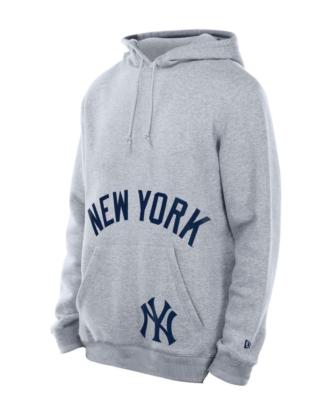 Moletom New Era Canguru Fechado New York Yankees MLB Cinza
