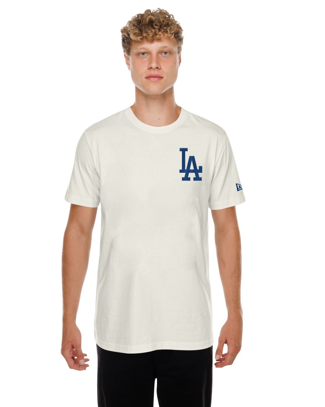 Camiseta New Era Regular Los Angeles Dodgers MLB Off White Off White 2