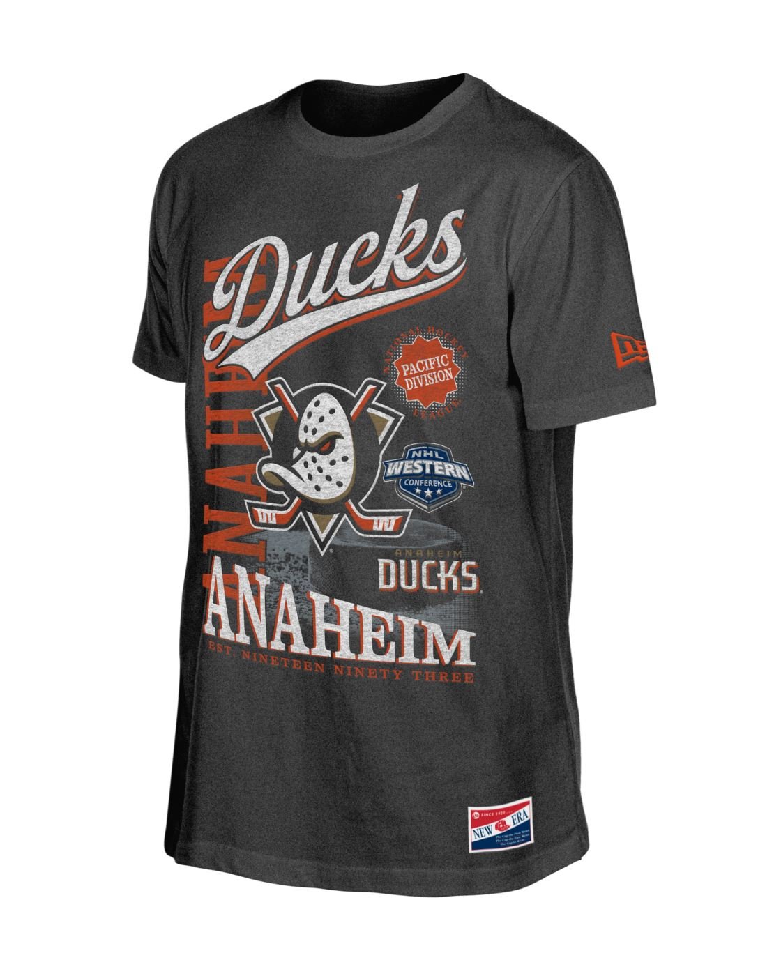 Camiseta New Era Regular Anaheim Ducks NHL Preto
